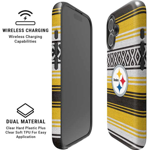 NFL Pittsburgh Steelers Trailblazer iPhone 16 Plus Magsafe Impact Case